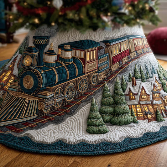 Yuletide Express Quilted Tree Skirt GFTOTP14390