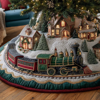 Yuletide Express Quilted Tree Skirt GFTOTP14391