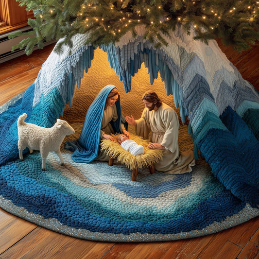 Divine Light Quilted Tree Skirt GFTOTP14393