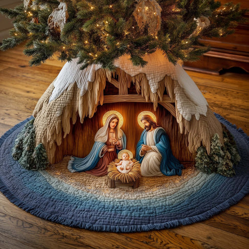 Divine Light Quilted Tree Skirt GFTOTP14394