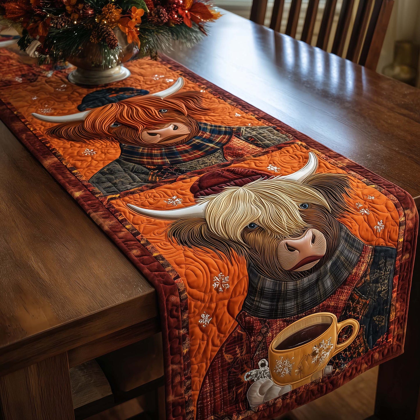 Holiday Farmstead Quilted Table Runner GFTOTP14444