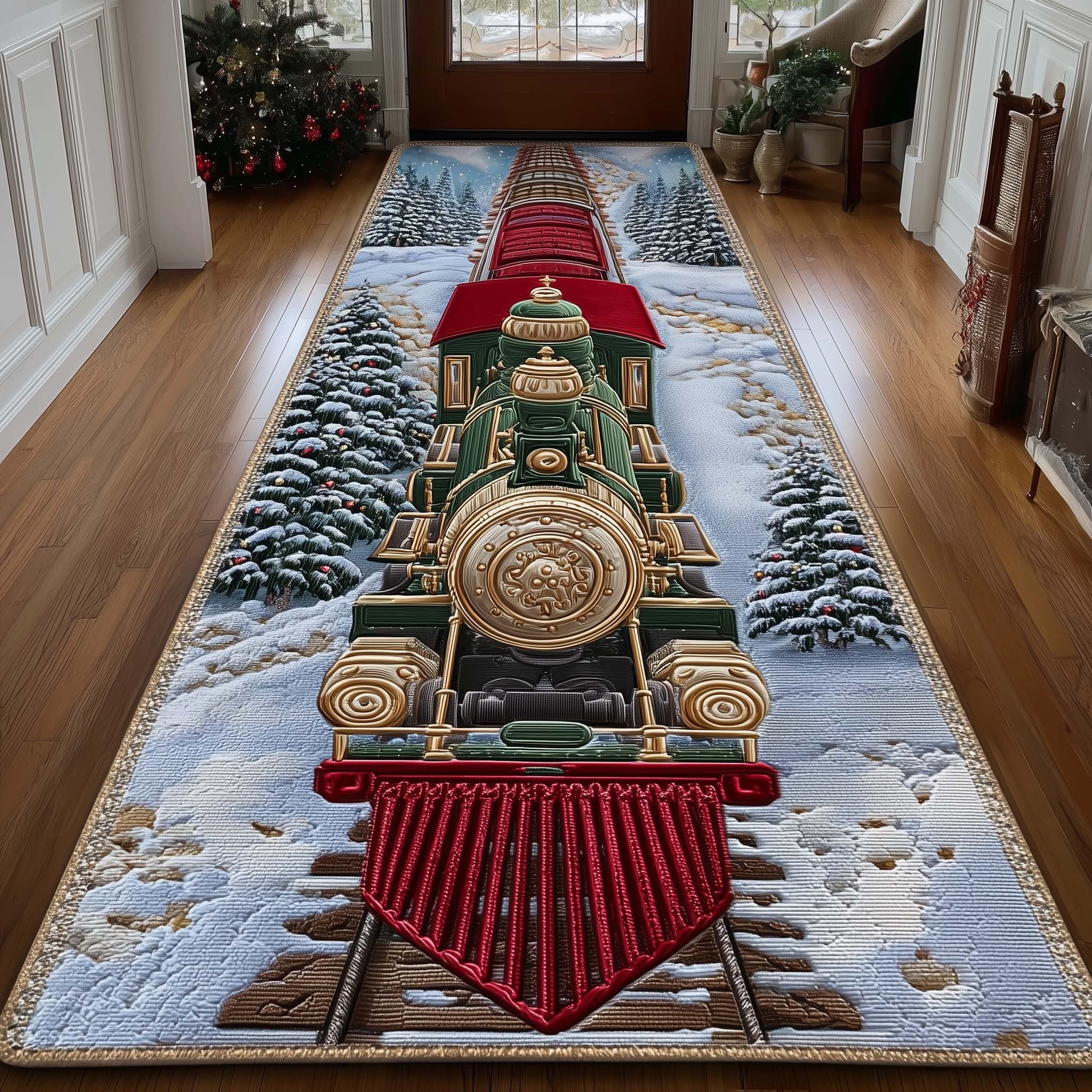 American Express Rug Holiday Express Runner Rug GFTOTP14723 – Willow Quilt