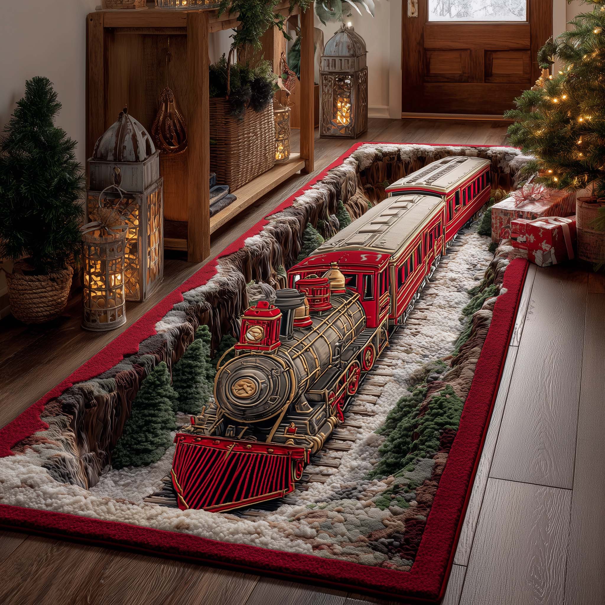 American Express Rug Holiday Express Runner Rug GFTOTP14725 – Willow Quilt