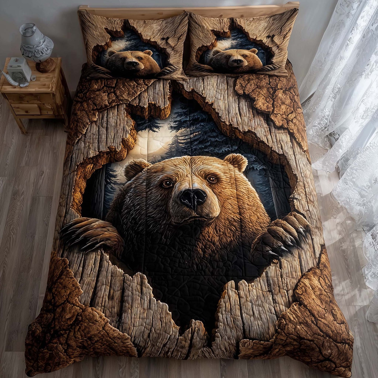 Forest Wanderer Duvet Cover Set GFTOTP14798