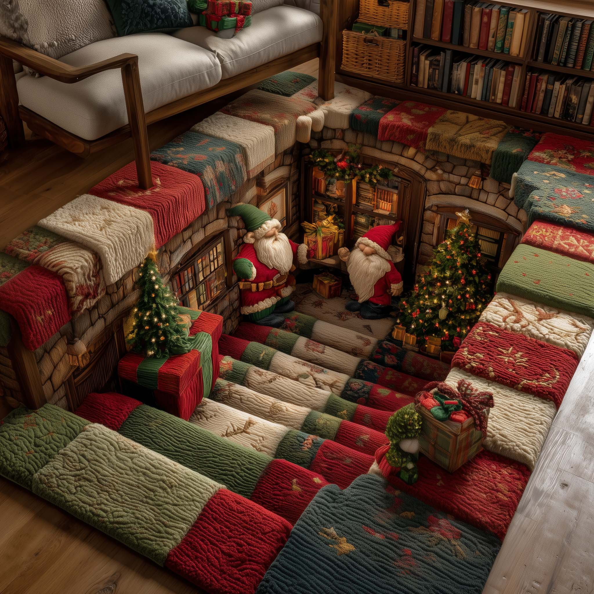 Quilt Pattern Area Rug Jolly Workshop Area Rug GFTOTP14813 – Willow Quilt