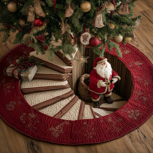 Santa Workshop Quilted Tree Skirt GFTOTP14957