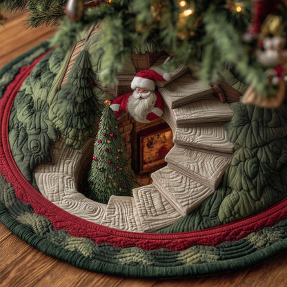 Santa Workshop Quilted Tree Skirt GFTOTP14961