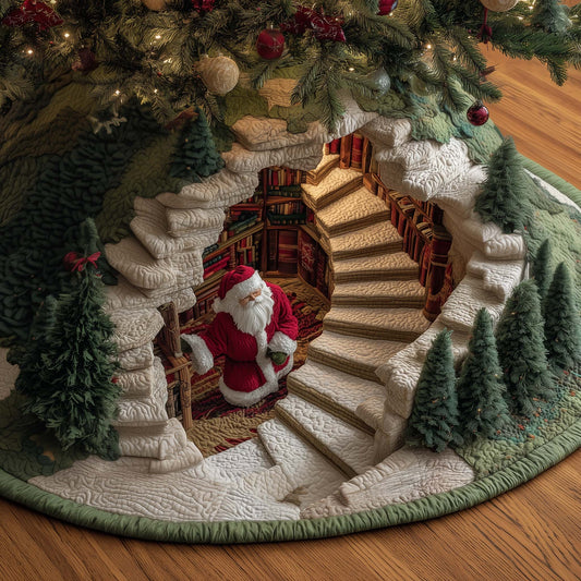 Santa Workshop Quilted Tree Skirt GFTOTP14962