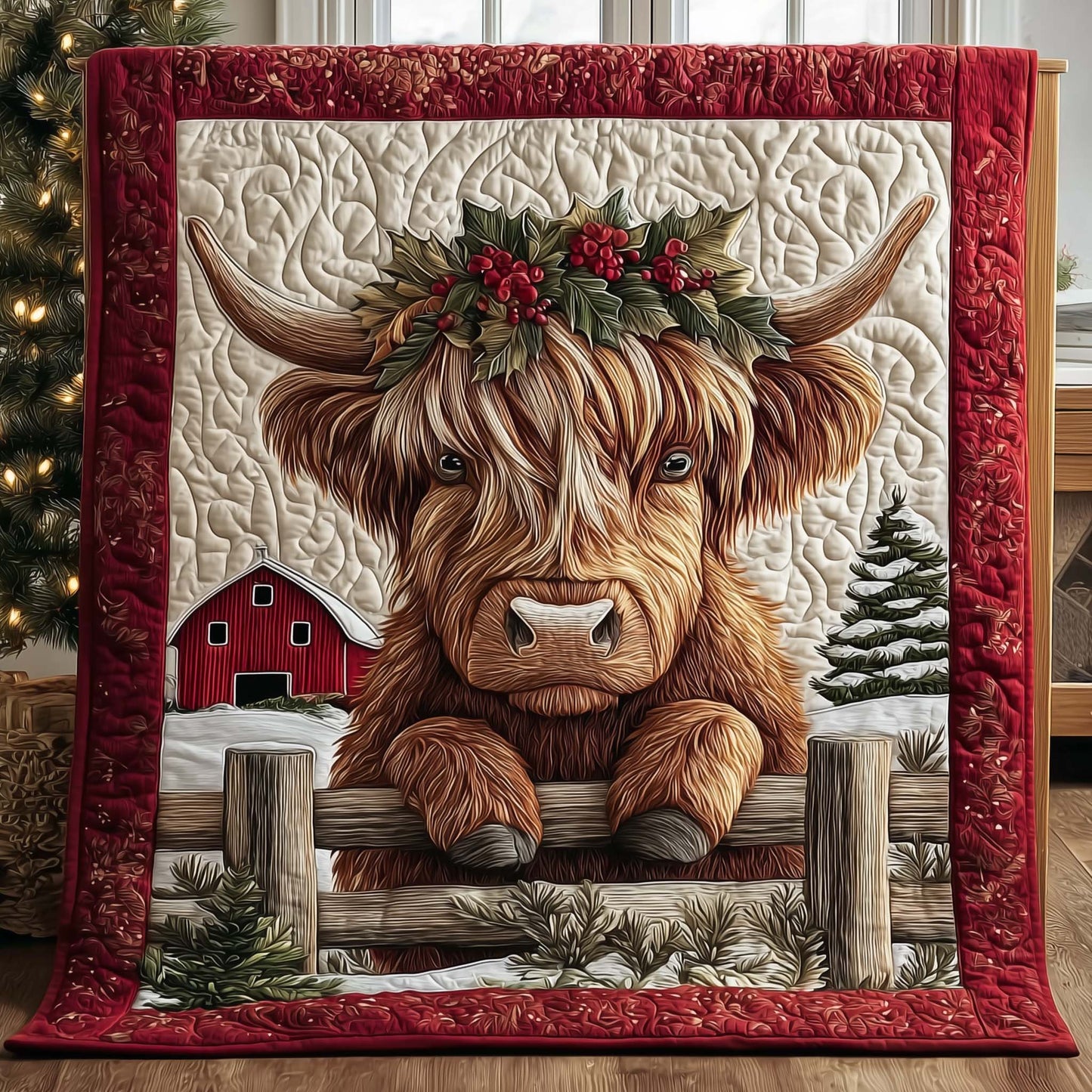 Highland Farmstead Quilted Blanket GFTOTP15021