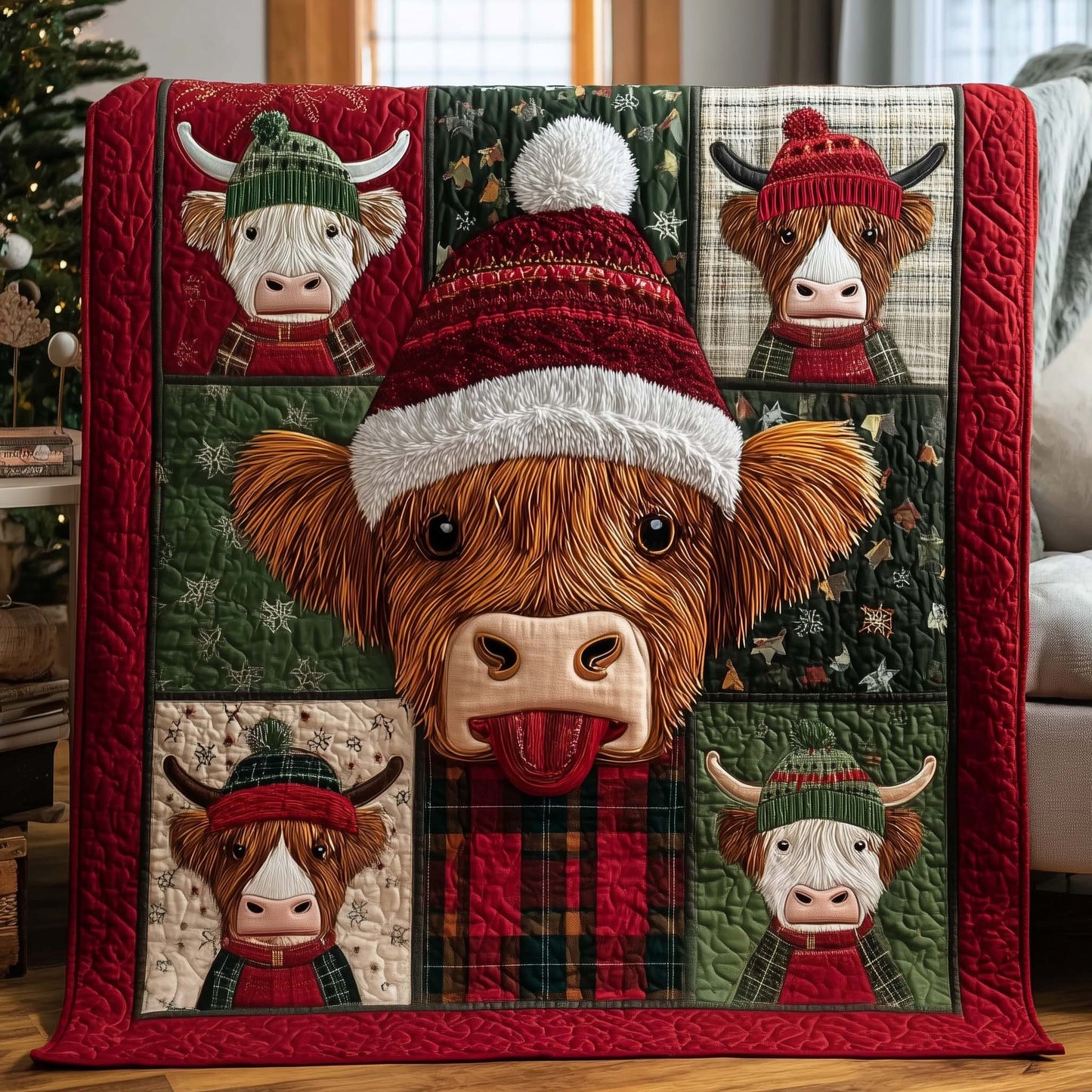 Highland Farmstead Quilted Blanket GFTOTP15023