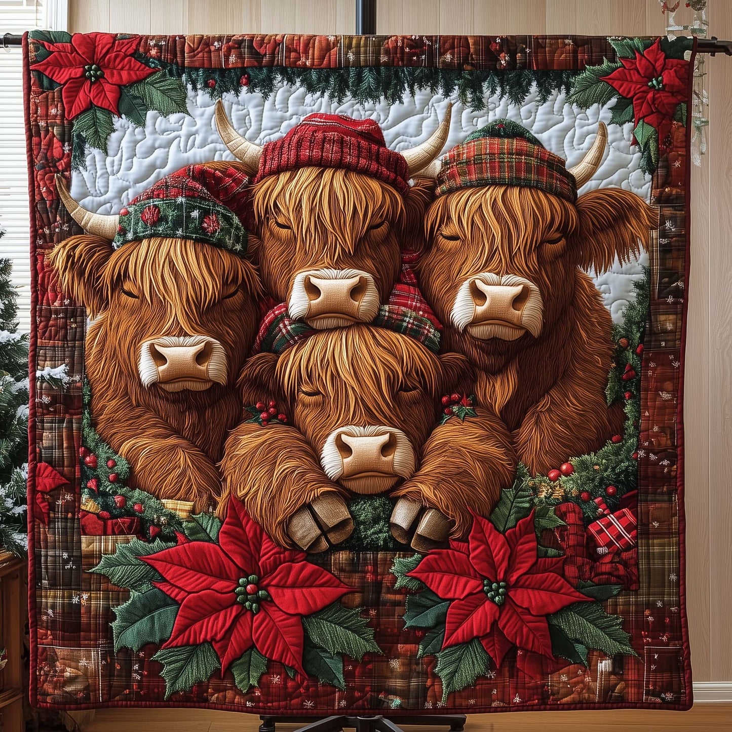 Highland Farmstead Quilted Blanket GFTOTP15024