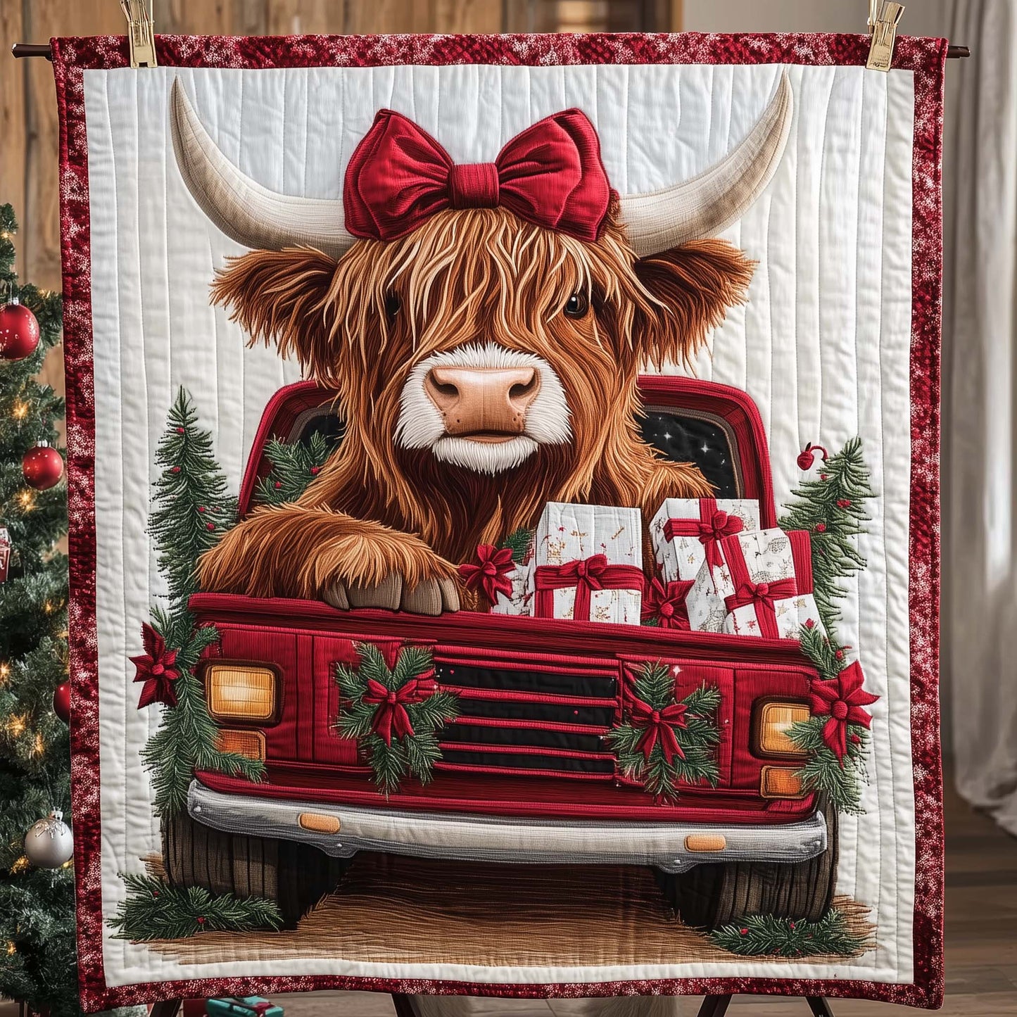 Highland Farmstead Quilted Blanket GFTOTP15026