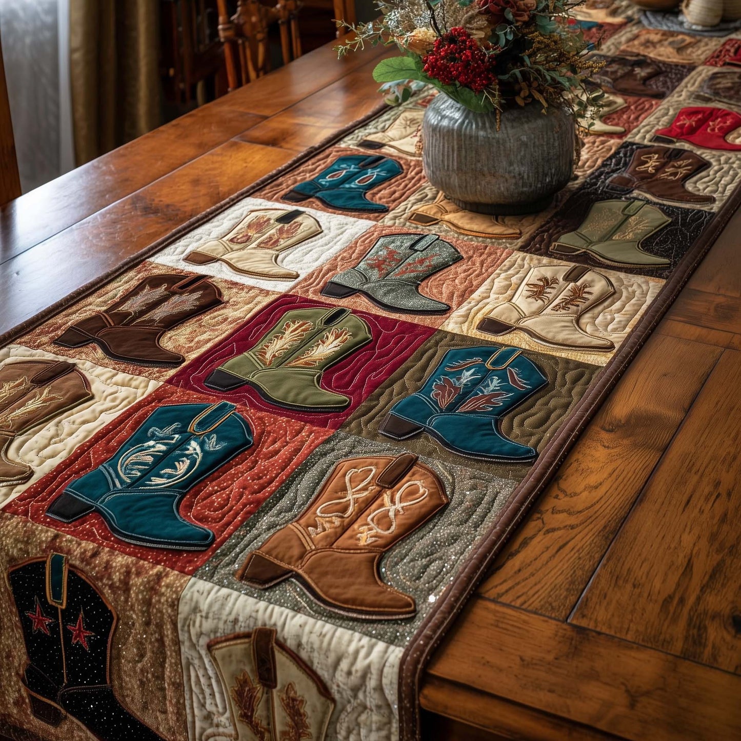 Western Mesa Quilted Table Runner GFTOTP15073