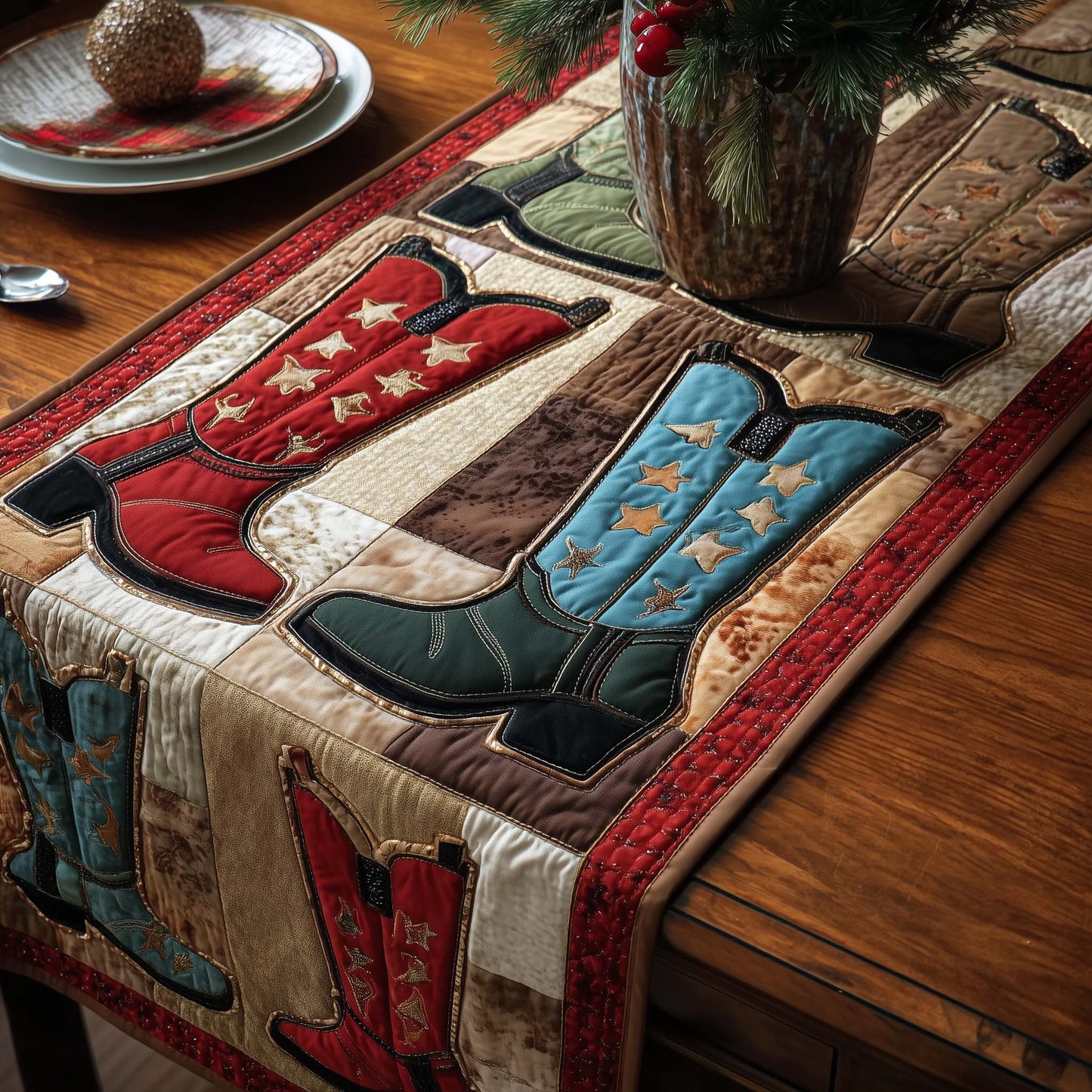 Western Mesa Quilted Table Runner GFTOTP15074