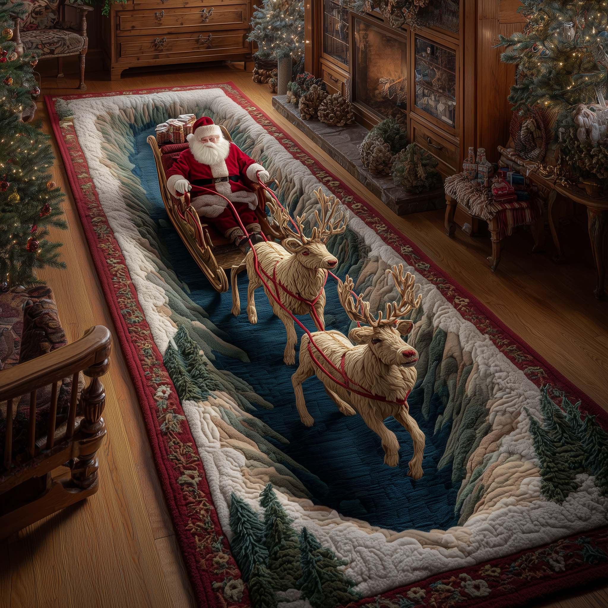 Christmas Trail Runner Rug GFTOTP15194 – Willow Quilt
