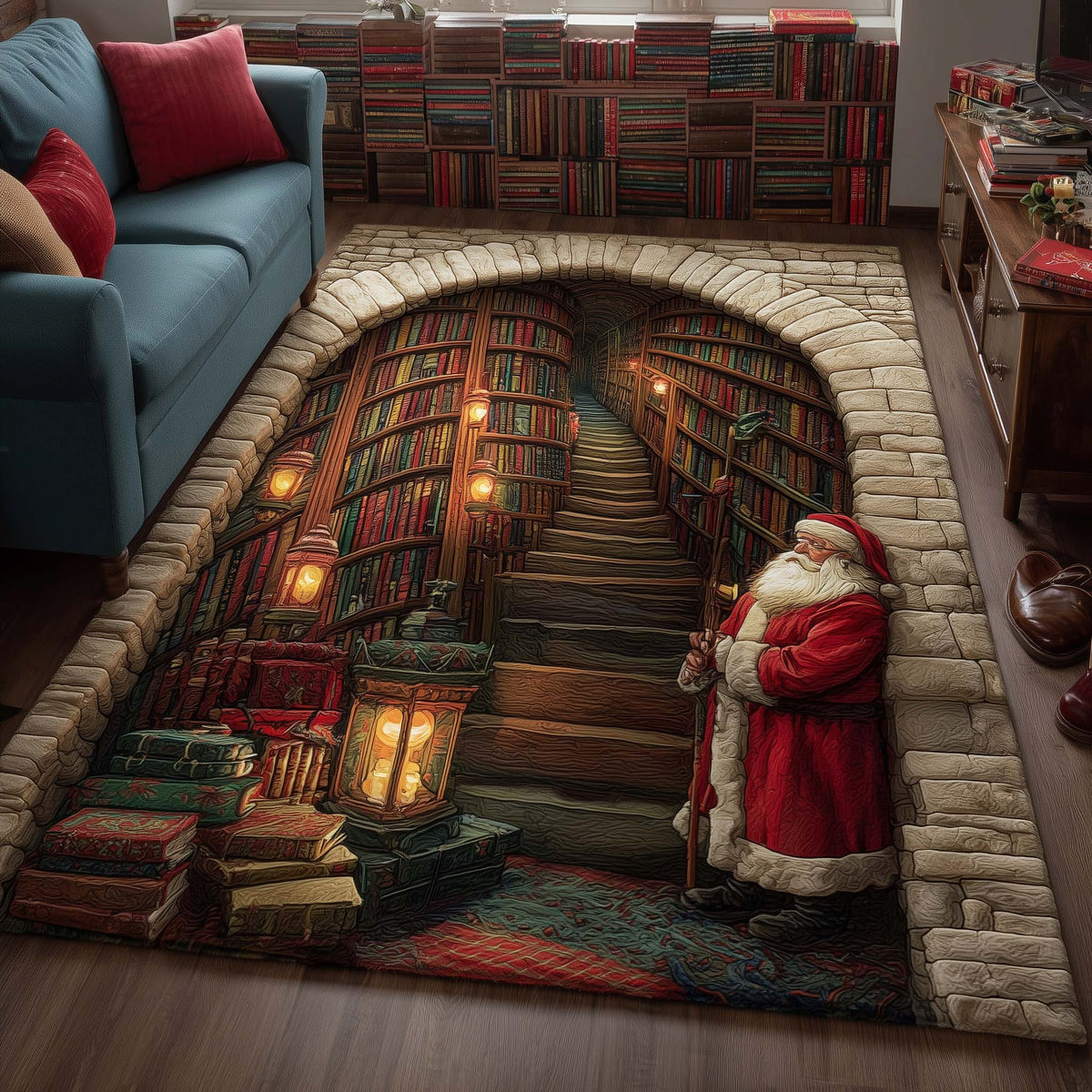 Hidden Library Rug Hidden Library Area Rug GFTOTP15243 – Willow Quilt