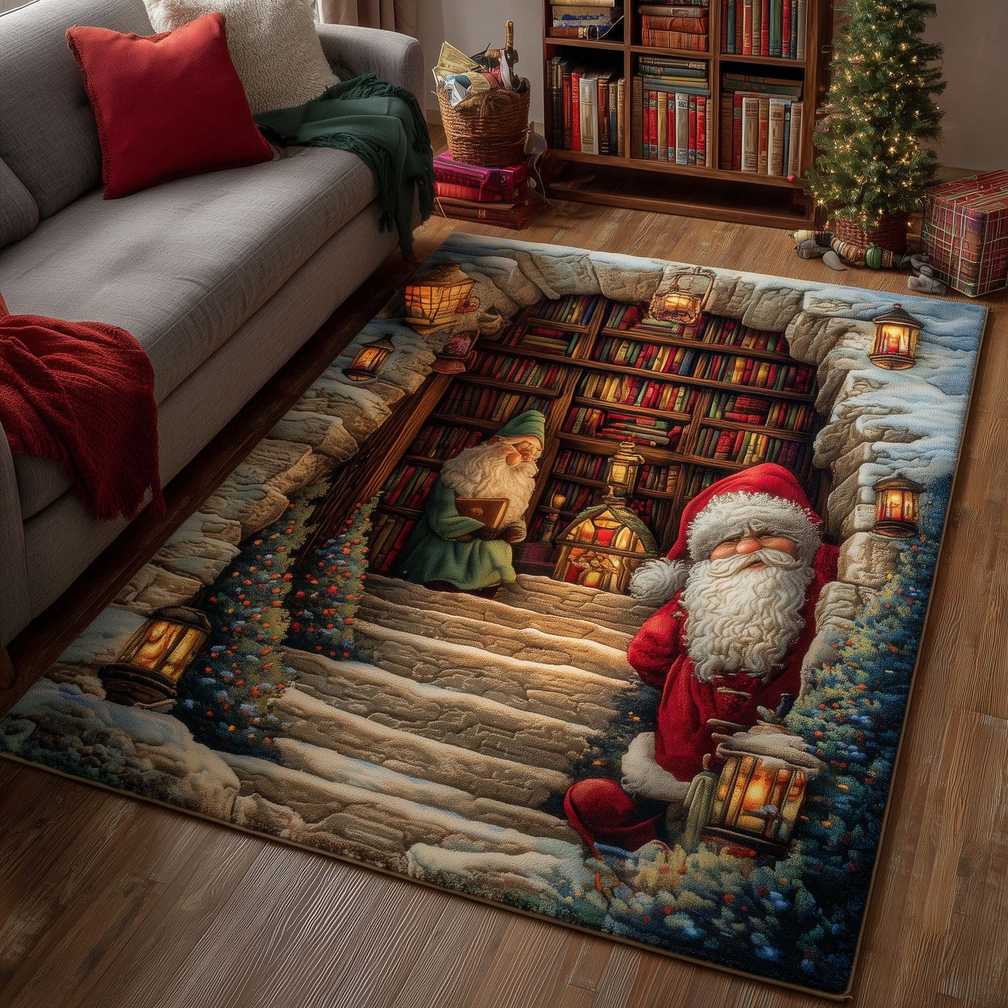 Hidden Library Area Rug GFTOTP15245