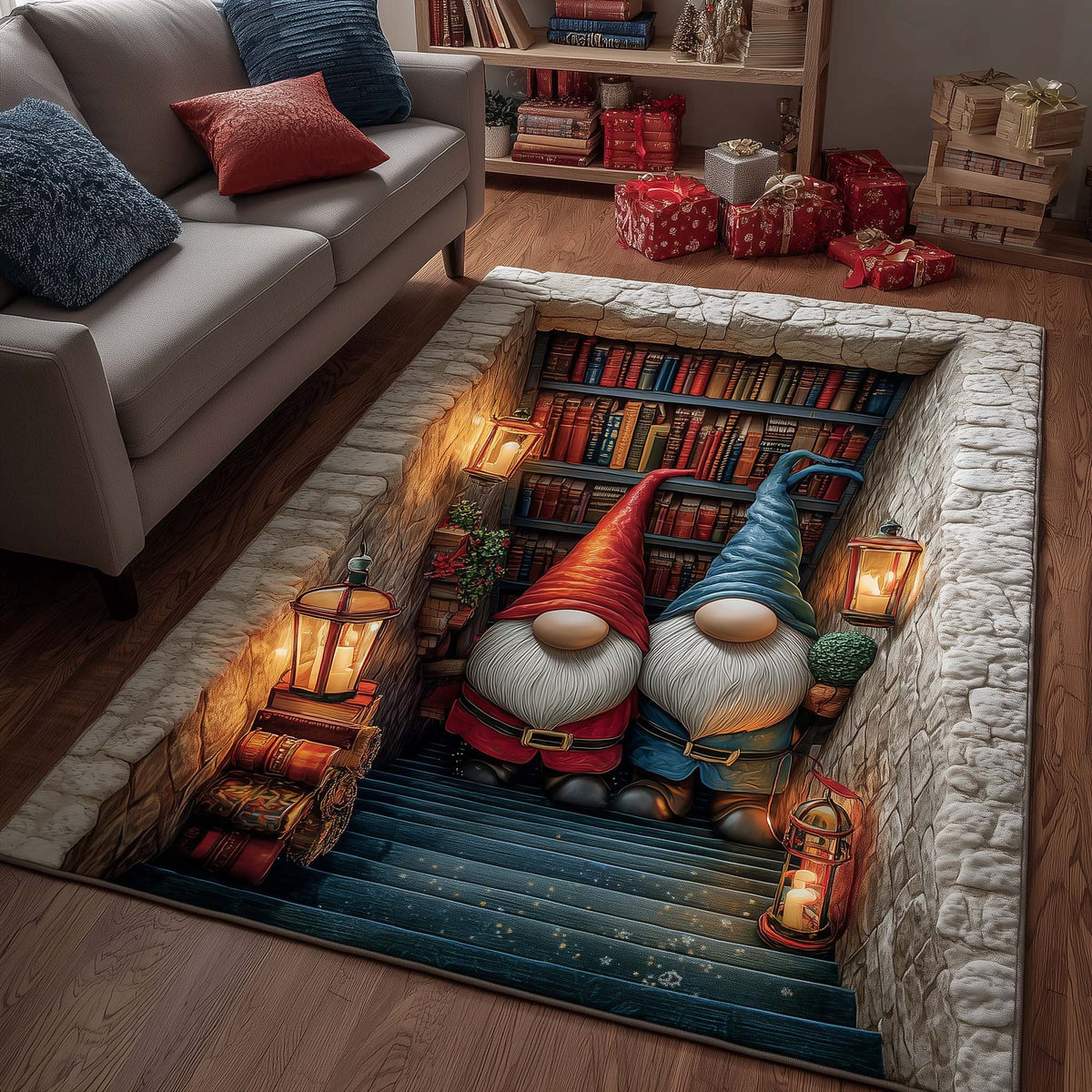 Hidden Library Rug Hidden Library Area Rug GFTOTP15246 – Willow Quilt