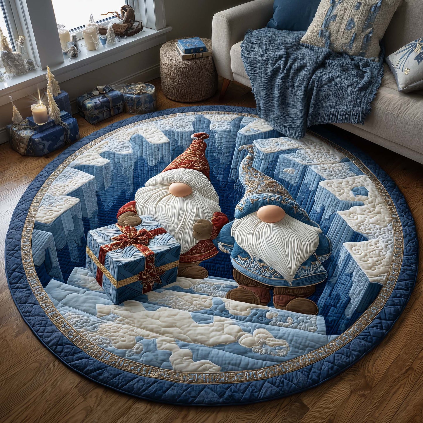 Jolly Workshop Quilted Round Mat GFTOTP15263