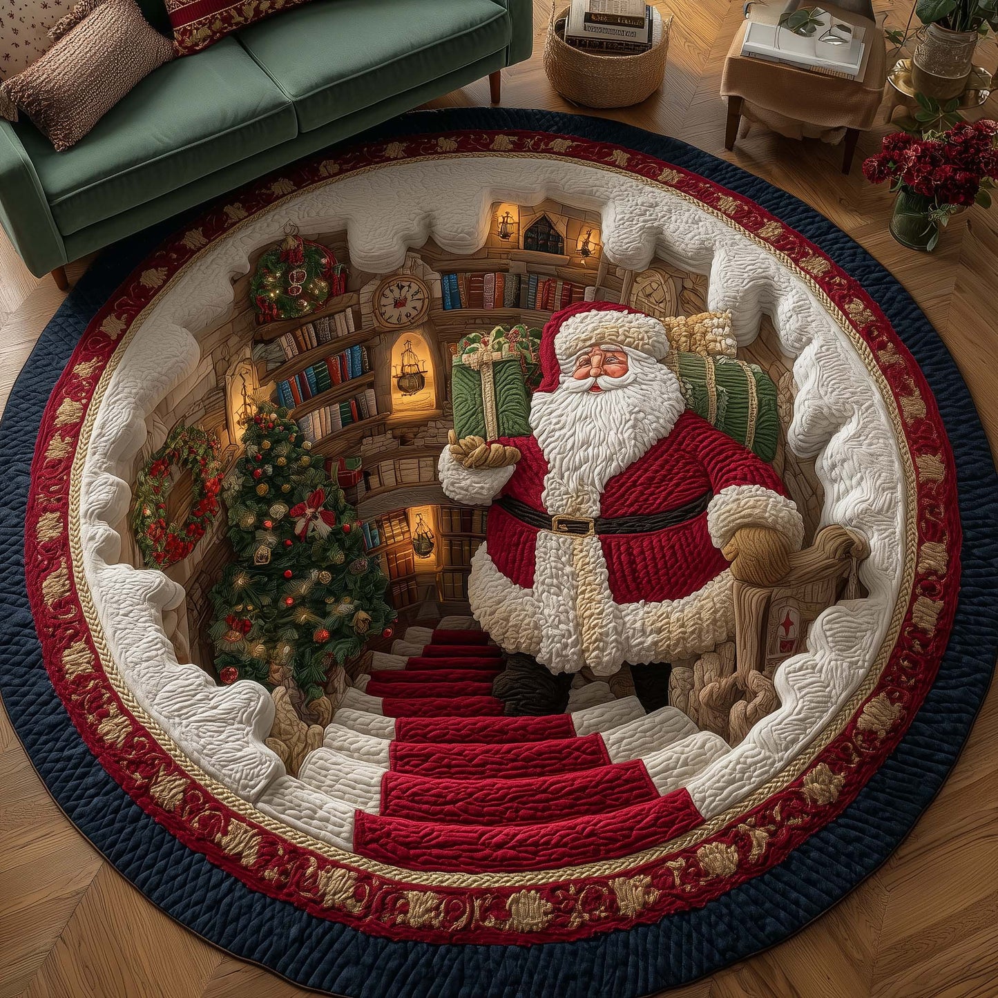 Jolly Workshop Quilted Round Mat GFTOTP15264