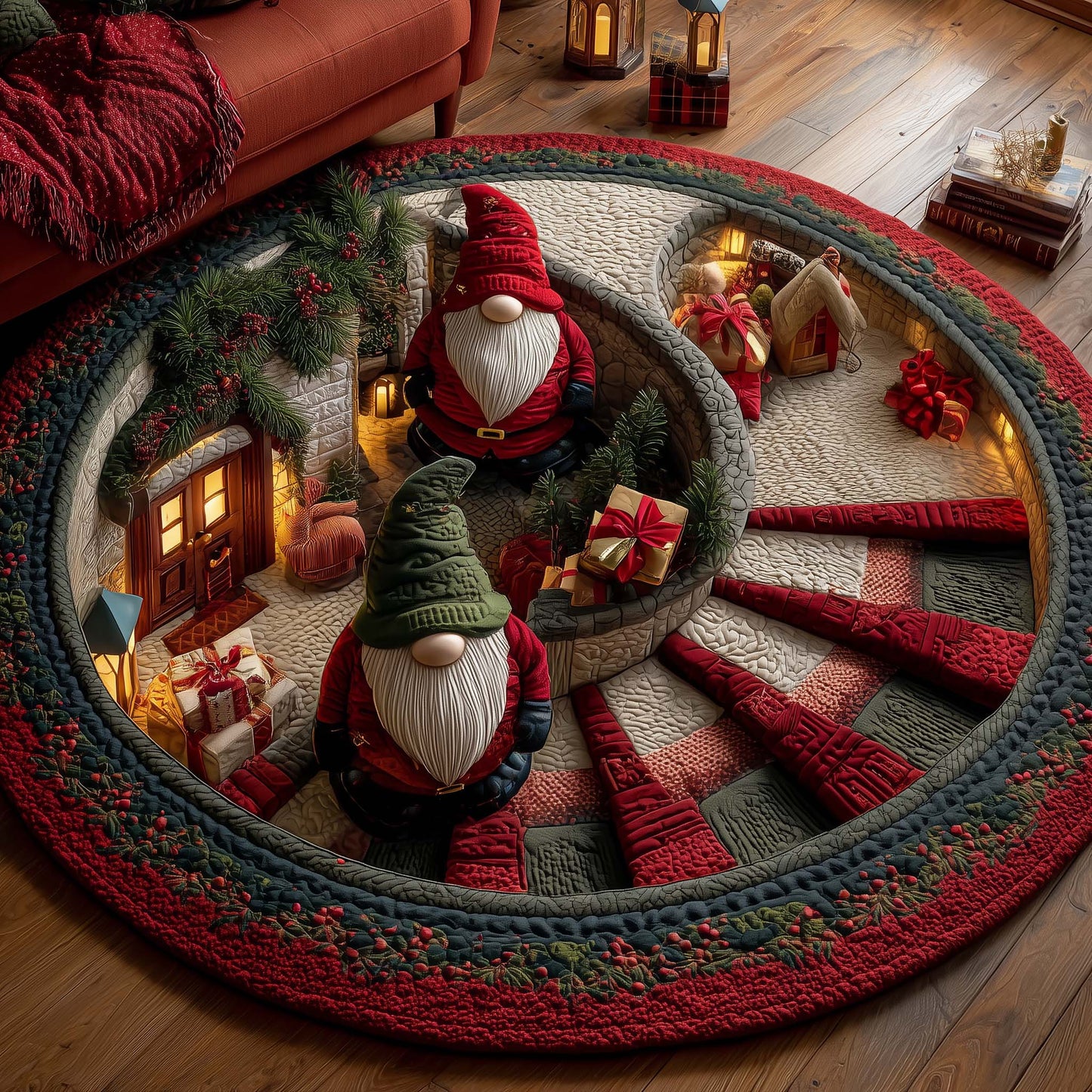 Jolly Workshop Quilted Round Mat GFTOTP15266