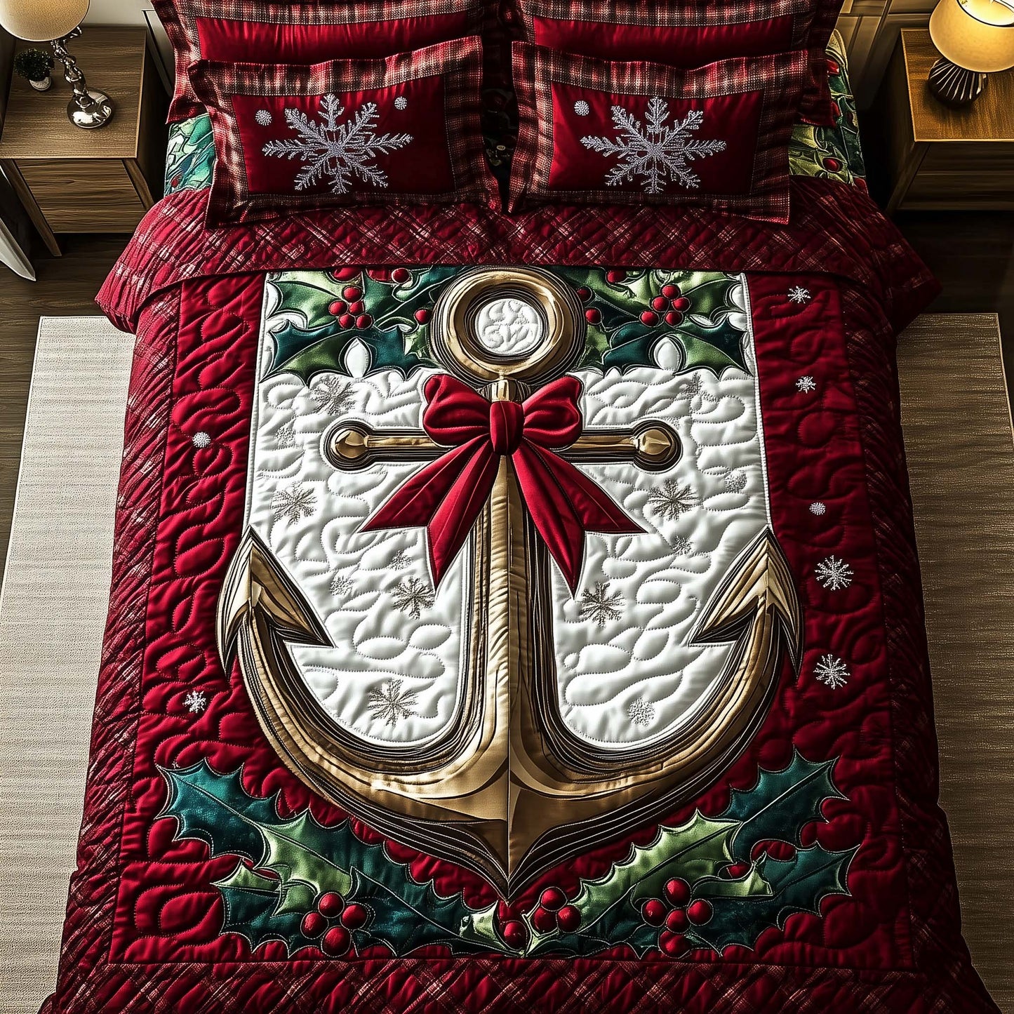 Festive Anchor Duvet Cover Set GFTOTP15274