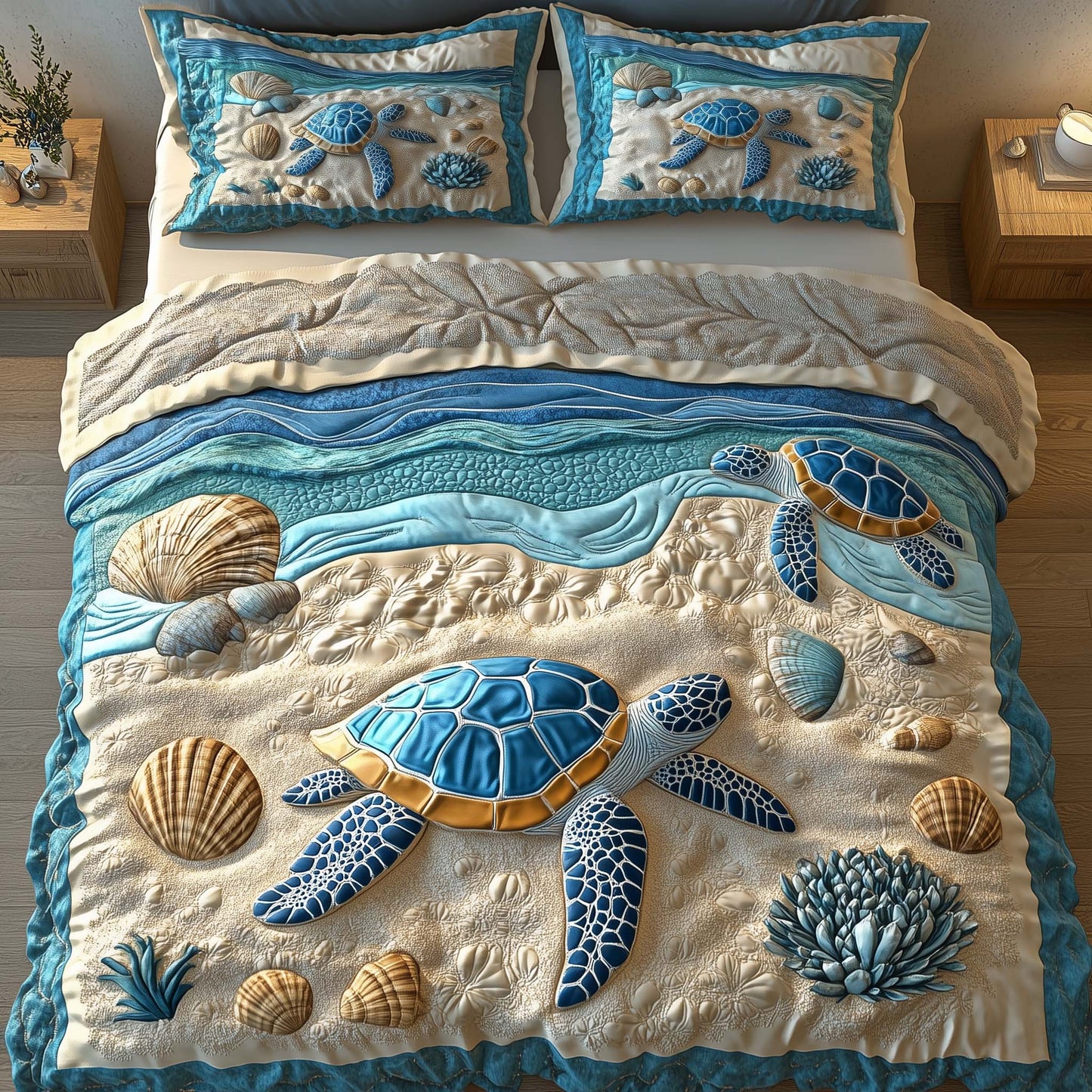 Turtle Trails Duvet Cover Set GFTOTP15282