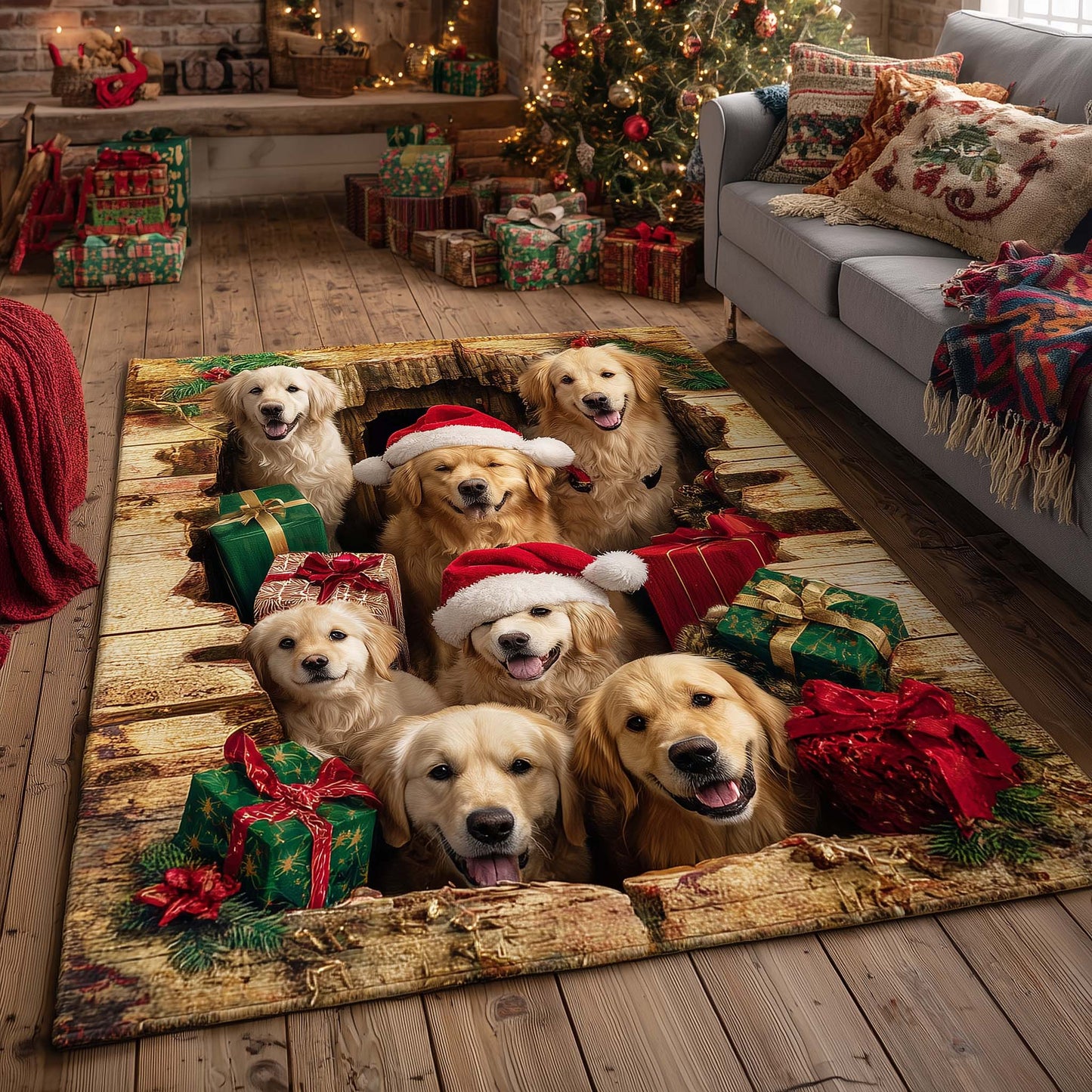 Retriever Magic Area Rug GFTOTP15317