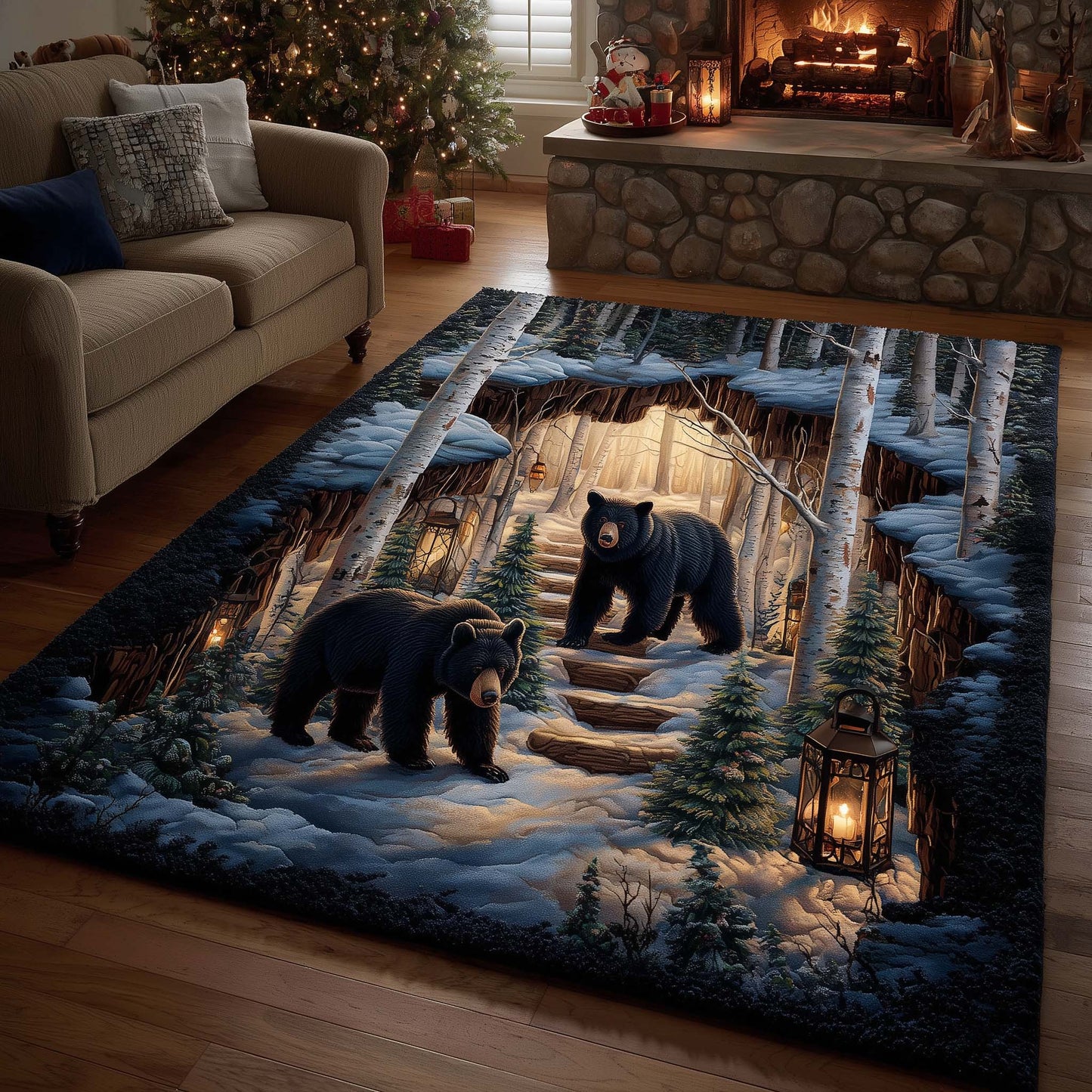 Forest Guardian Area Rug GFTOTP15373 – Willow Quilt