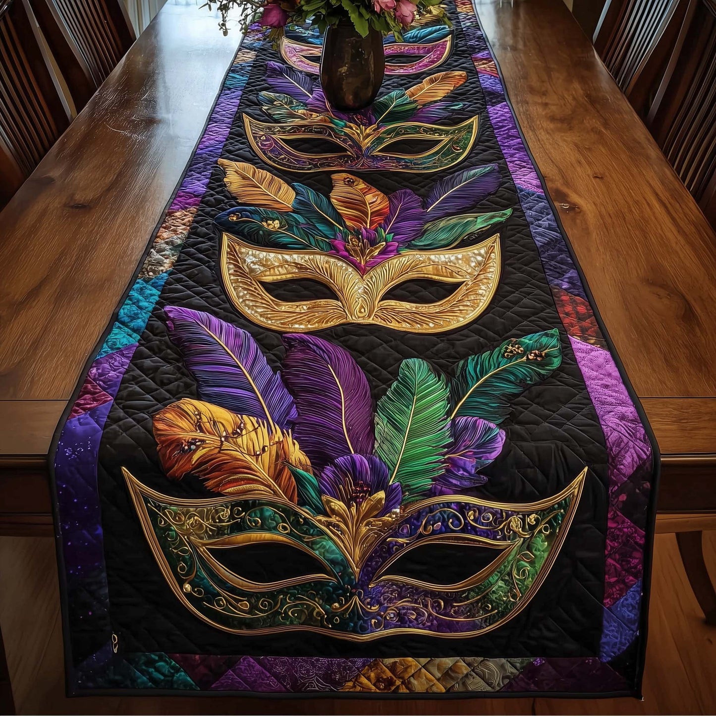 Mardi Gras Quilted Table Runner GFTOTP15447