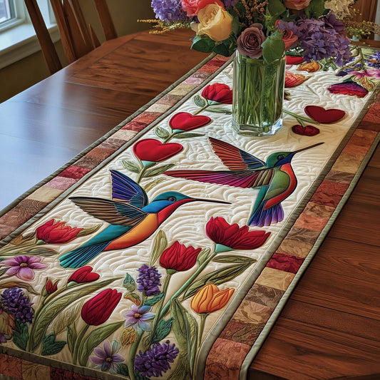Hummingbird Charm Quilted Table Runner GFTOTP15458