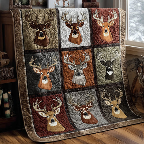 Deer Serenity Quilted Blanket GFTOTP15488