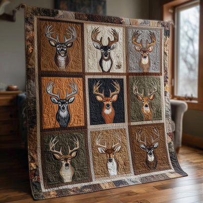 Deer Serenity Quilted Blanket GFTOTP15489