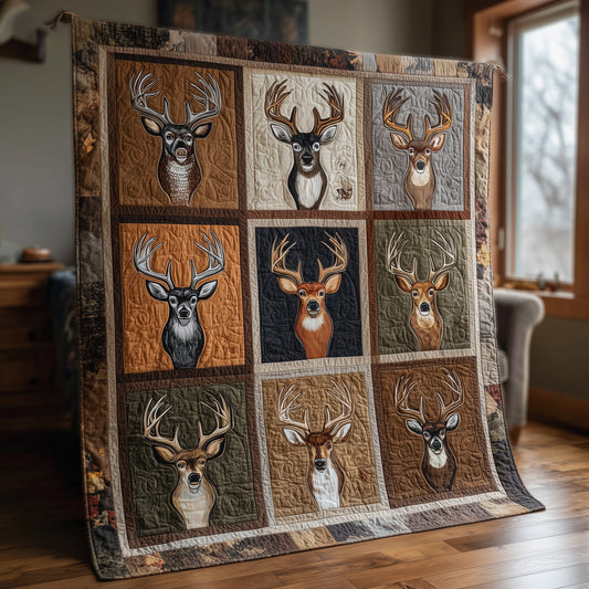 Deer Serenity Quilted Blanket GFTOTP15489