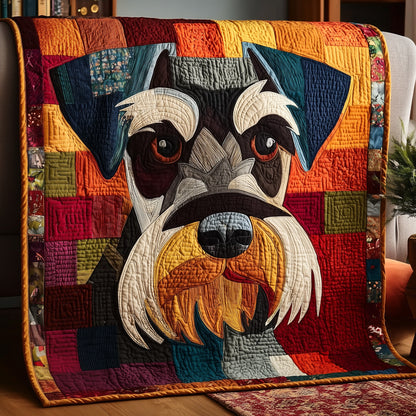 Schnauzer Charm Quilted Blanket GFTOTP15494