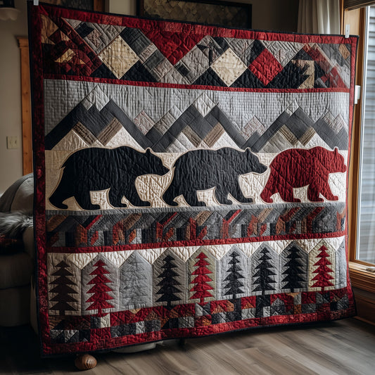 Bear Trails Quilted Blanket GFTOTP15504