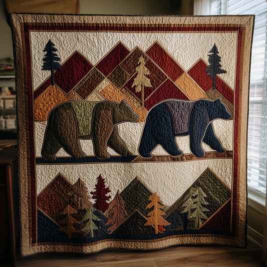 Bear Trails Quilted Blanket GFTOTP15505
