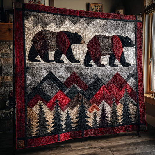 Bear Trails Quilted Blanket GFTOTP15506