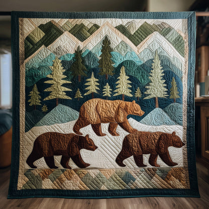 Bear Trails Quilted Blanket GFTOTP15507