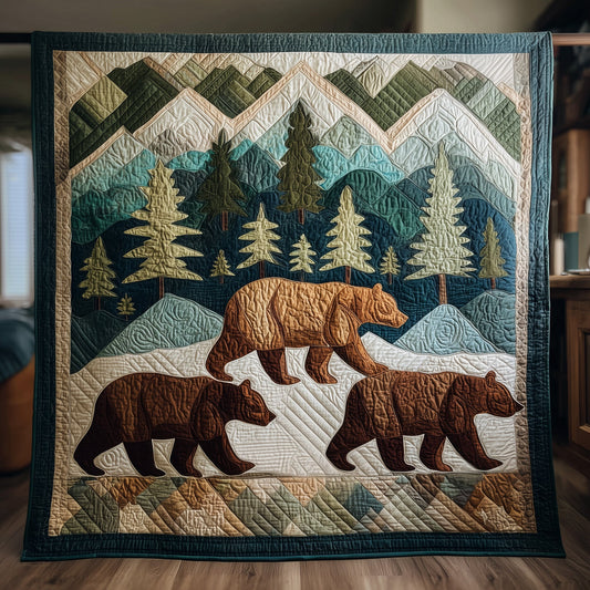 Bear Trails Quilted Blanket GFTOTP15507