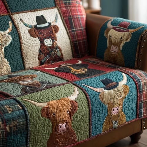 Highland Homestead Quilted Sofa Cover GFTOTP15641