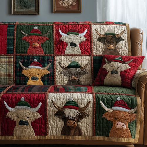 Highland Homestead Quilted Sofa Cover GFTOTP15642