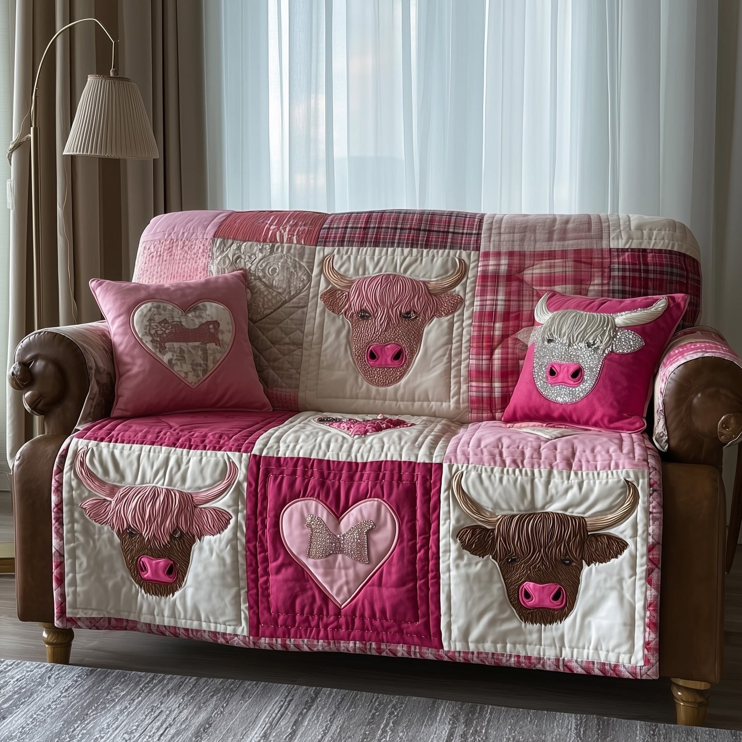 Highland Homestead Quilted Sofa Cover GFTOTP15644