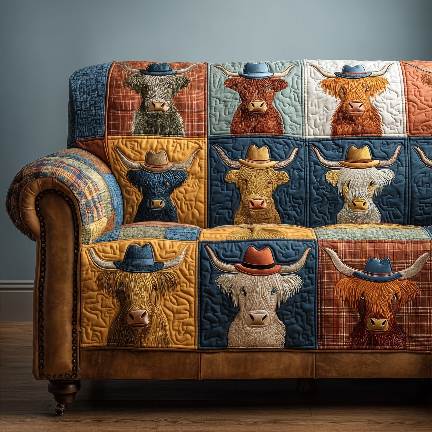 Highland Homestead Quilted Sofa Cover GFTOTP15645
