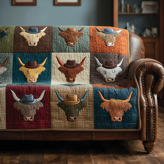 Highland Whisper Quilted Sofa Cover GFTOTP15648