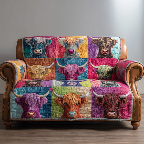 Highland Whisper Quilted Sofa Cover GFTOTP15651