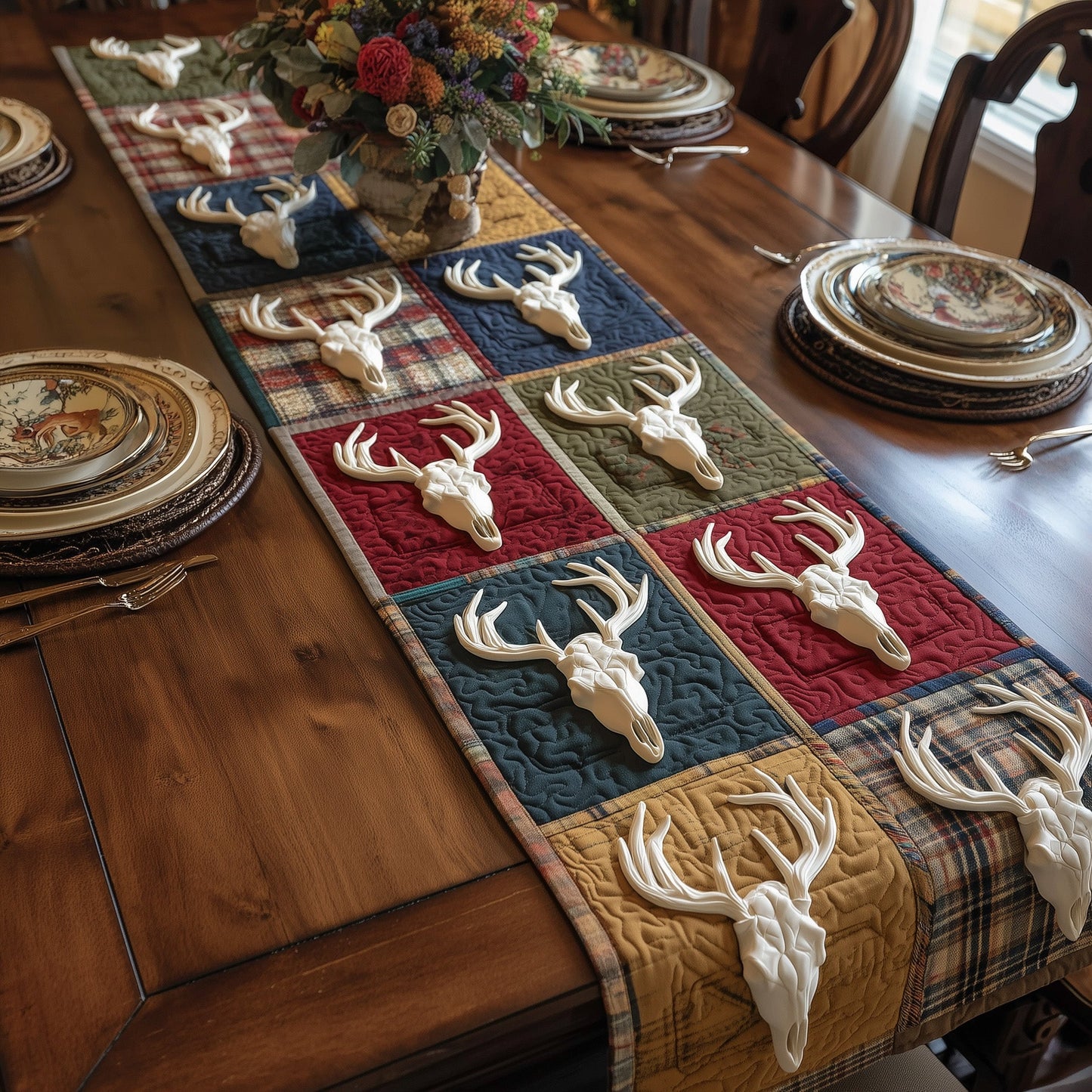 Deer Serenity Quilted Table Runner GFTOTP15673
