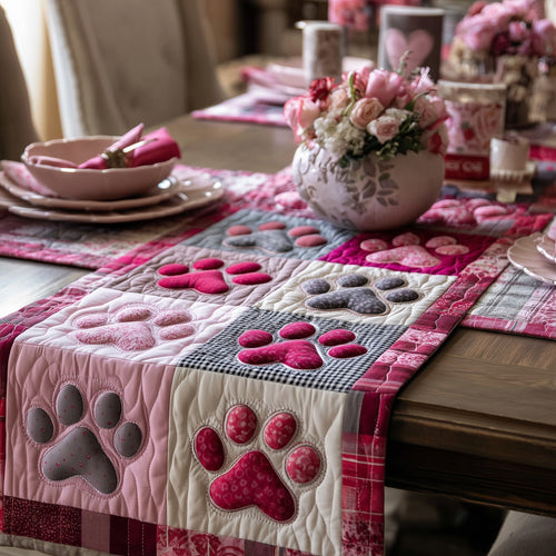 Heartfelt Paw Quilted Table Runner GFTOTP15684