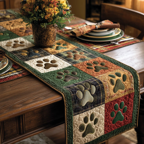 Cuddle Tracks Quilted Table Runner GFTOTP15685