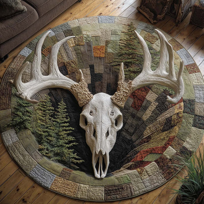 Deer Serenity Quilted Round Mat GFTOTP15758